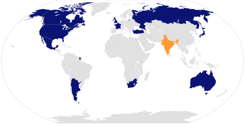 Countries Supporting India NSG