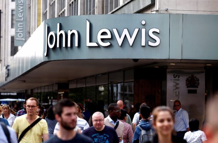 A John Lewis store is seen in Oxford street in London Britain